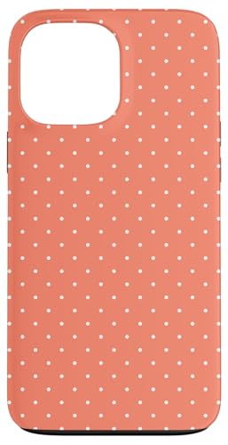 Pfirsichorange Farbe, gepunktetes Muster, Boho-Punkte Hülle für iPhone 13 Pro Max Pfirsichorange Farbe, gepunktetes Muster, Boho-Punkte Hülle für iPhone 13 Pro Max von I Adore Polka Dots!!
