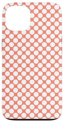 Pfirsichorange Farbe, gepunktetes Muster, Boho-Punkte Hülle für iPhone 13 von I Adore Polka Dots!!