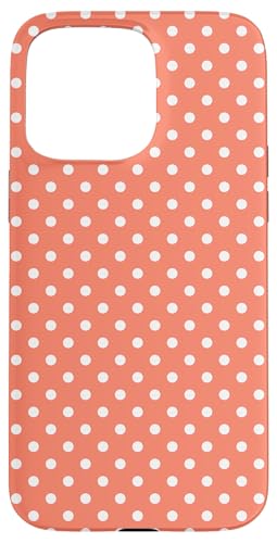 Pfirsichorange Farbe, gepunktetes Muster, Boho-Punkte Hülle für iPhone 15 Pro Max Pfirsichorange Farbe, gepunktetes Muster, Boho-Punkte Hülle für iPhone 15 Pro Max von I Adore Polka Dots!!