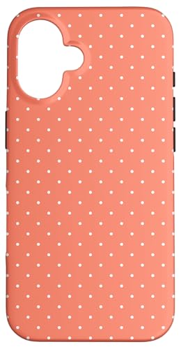 Pfirsichorange Farbe, gepunktetes Muster, Boho-Punkte Hülle für iPhone 16 Pfirsichorange Farbe, gepunktetes Muster, Boho-Punkte Hülle für iPhone 16 von I Adore Polka Dots!!