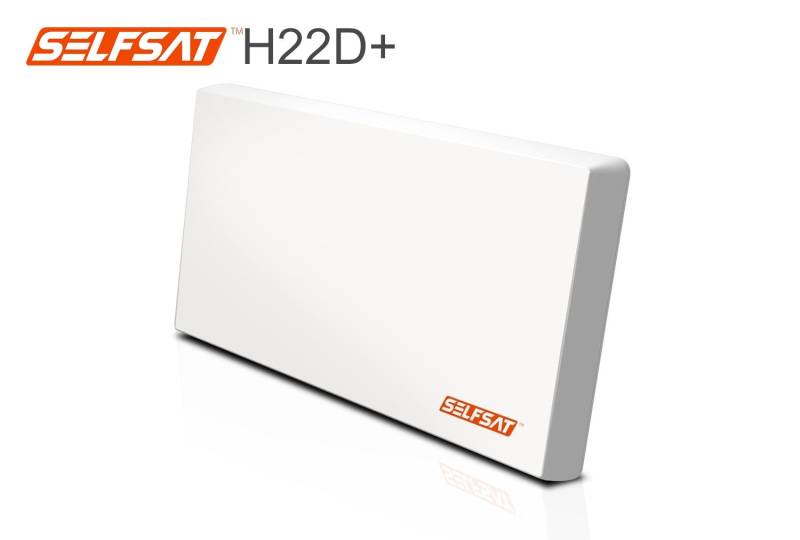 Selfsat H22D+ Flachantenne mit austauschbaren Single LNB von I DO IT