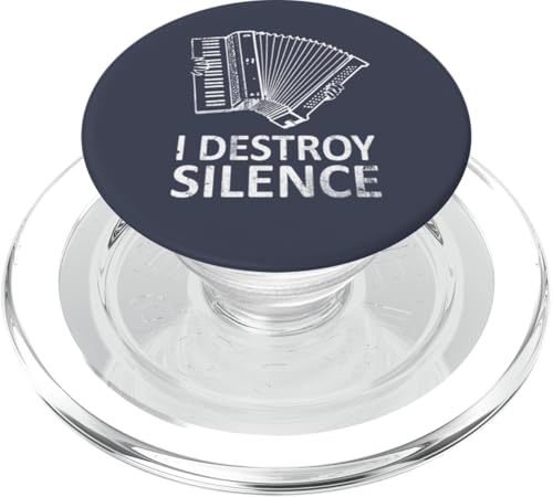 I Destroy Silence - Lustige Akkordeon-Spieler PopSockets PopGrip für MagSafe von I Destroy Silence Tee shirt