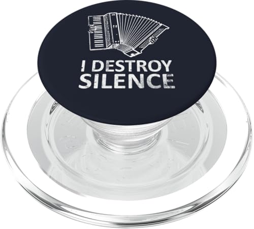 I Destroy Silence - Lustige Akkordeon-Spieler PopSockets PopGrip für MagSafe I Destroy Silence - Lustige Akkordeon-Spieler PopSockets PopGrip für MagSafe von I Destroy Silence Tee shirt