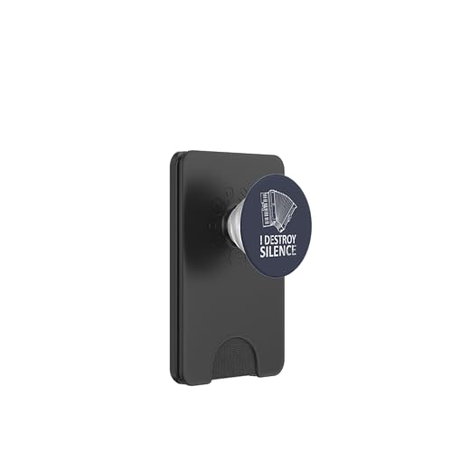 I Destroy Silence - Lustige Akkordeon-Spieler PopSockets PopWallet für MagSafe von I Destroy Silence Tee shirt