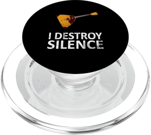 I Destroy Silence - Lustige Balalaika-Spieler Musik Humor PopSockets PopGrip für MagSafe I Destroy Silence - Lustige Balalaika-Spieler Musik Humor PopSockets PopGrip für MagSafe von I Destroy Silence Tee shirt