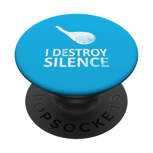 I Destroy Silence - Lustige Bandura-Spieler Ukrainische Musik PopSockets Klebender PopGrip von I Destroy Silence Tee shirt