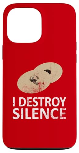 I Destroy Silence - Lustige Becken Spieler Musik Humor Hülle für iPhone 13 Pro Max I Destroy Silence - Lustige Becken Spieler Musik Humor Hülle für iPhone 13 Pro Max von I Destroy Silence Tee shirt
