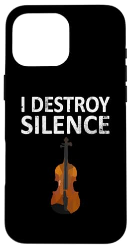 I Destroy Silence - Lustige Cellospieler Musik Humor Witz Hülle für iPhone 16 Pro Max I Destroy Silence - Lustige Cellospieler Musik Humor Witz Hülle für iPhone 16 Pro Max von I Destroy Silence Tee shirt