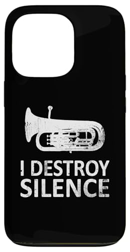 I Destroy Silence - Lustige Euphoniumspieler, Musik, Humor Hülle für iPhone 13 Pro I Destroy Silence - Lustige Euphoniumspieler, Musik, Humor Hülle für iPhone 13 Pro von I Destroy Silence Tee shirt