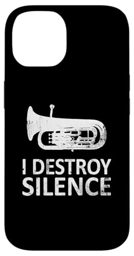 I Destroy Silence - Lustige Euphoniumspieler, Musik, Humor Hülle für iPhone 14 von I Destroy Silence Tee shirt