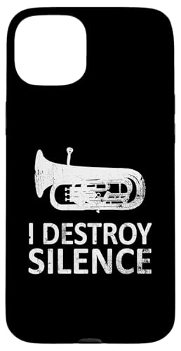 I Destroy Silence - Lustige Euphoniumspieler, Musik, Humor Hülle für iPhone 15 Plus von I Destroy Silence Tee shirt