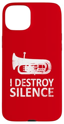 I Destroy Silence - Lustige Euphoniumspieler, Musik, Humor Hülle für iPhone 15 Plus von I Destroy Silence Tee shirt