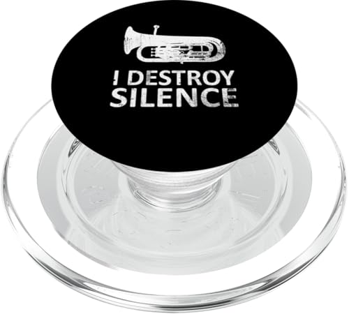 I Destroy Silence - Lustige Euphoniumspieler, Musik, Humor PopSockets PopGrip für MagSafe I Destroy Silence - Lustige Euphoniumspieler, Musik, Humor PopSockets PopGrip für MagSafe von I Destroy Silence Tee shirt