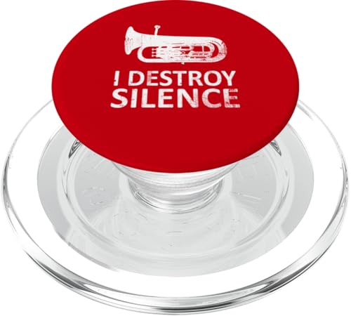 I Destroy Silence - Lustige Euphoniumspieler, Musik, Humor PopSockets PopGrip für MagSafe I Destroy Silence - Lustige Euphoniumspieler, Musik, Humor PopSockets PopGrip für MagSafe von I Destroy Silence Tee shirt
