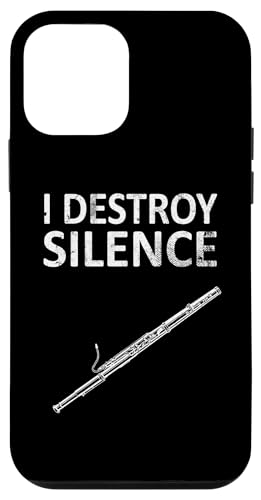 I Destroy Silence - Lustige Fagottspieler-Musik Hülle für iPhone 12 mini von I Destroy Silence Tee shirt