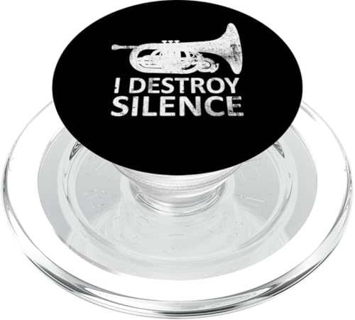 I Destroy Silence - Lustige Mellophonspieler PopSockets PopGrip für MagSafe von I Destroy Silence Tee shirt