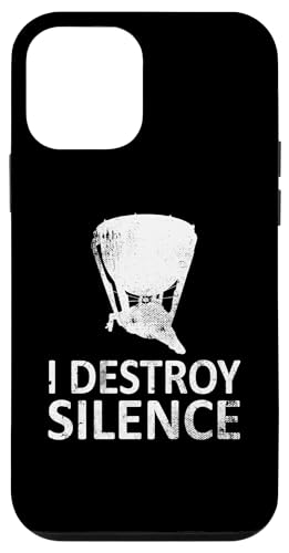 I Destroy Silence - Lustige Paukenspieler Musik Humor Hülle für iPhone 12 mini von I Destroy Silence Tee shirt