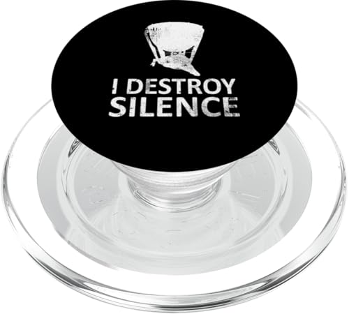 I Destroy Silence - Lustige Paukenspieler Musik Humor PopSockets PopGrip für MagSafe I Destroy Silence - Lustige Paukenspieler Musik Humor PopSockets PopGrip für MagSafe von I Destroy Silence Tee shirt