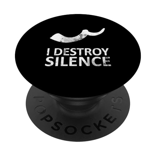 I Destroy Silence - Lustige Schofar-Spieler Musik Humor PopSockets Klebender PopGrip I Destroy Silence - Lustige Schofar-Spieler Musik Humor PopSockets Klebender PopGrip von I Destroy Silence Tee shirt