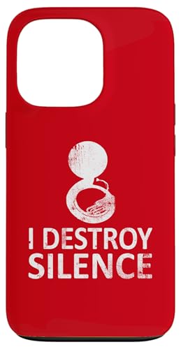 I Destroy Silence - Lustige Sousaphon-Spieler Musik Humor Hülle für iPhone 13 Pro I Destroy Silence - Lustige Sousaphon-Spieler Musik Humor Hülle für iPhone 13 Pro von I Destroy Silence Tee shirt