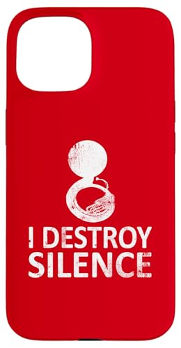 I Destroy Silence - Lustige Sousaphon-Spieler Musik Humor Hülle für iPhone 15 I Destroy Silence - Lustige Sousaphon-Spieler Musik Humor Hülle für iPhone 15 von I Destroy Silence Tee shirt