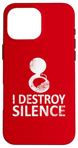 I Destroy Silence - Lustige Sousaphon-Spieler Musik Humor Hülle für iPhone 16 Pro Max I Destroy Silence - Lustige Sousaphon-Spieler Musik Humor Hülle für iPhone 16 Pro Max von I Destroy Silence Tee shirt