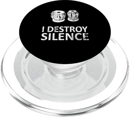 I Destroy Silence - Lustige Tabla-Spieler Musik Humor PopSockets PopGrip für MagSafe I Destroy Silence - Lustige Tabla-Spieler Musik Humor PopSockets PopGrip für MagSafe von I Destroy Silence Tee shirt