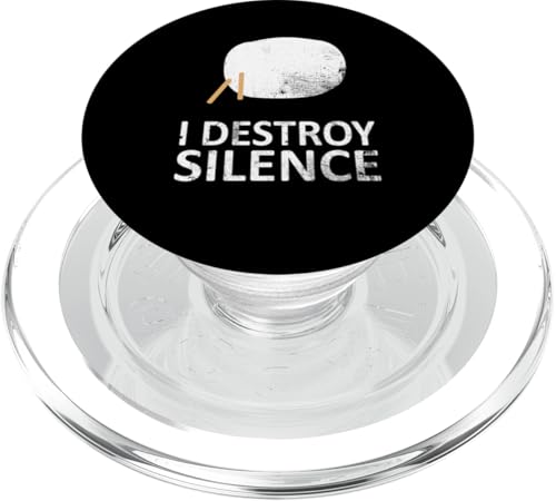 I Destroy Silence - Lustige Taiko-Spieler PopSockets PopGrip für MagSafe von I Destroy Silence Tee shirt