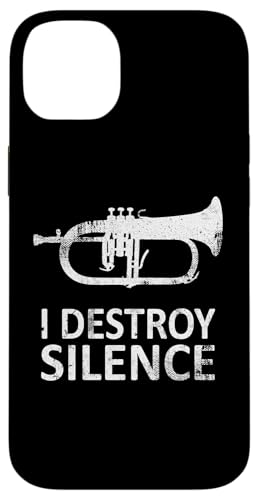 I Destroy Silence - Lustiger Flügelhornspieler Musik Humor Hülle für iPhone 14 Plus I Destroy Silence - Lustiger Flügelhornspieler Musik Humor Hülle für iPhone 14 Plus von I Destroy Silence Tee shirt