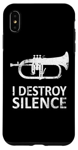 I Destroy Silence - Lustiger Flügelhornspieler Musik Humor Hülle für iPhone XS Max I Destroy Silence - Lustiger Flügelhornspieler Musik Humor Hülle für iPhone XS Max von I Destroy Silence Tee shirt