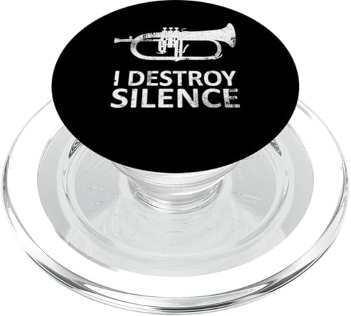 I Destroy Silence - Lustiger Flügelhornspieler Musik Humor PopSockets PopGrip für MagSafe I Destroy Silence - Lustiger Flügelhornspieler Musik Humor PopSockets PopGrip für MagSafe von I Destroy Silence Tee shirt