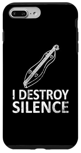 I Destroy Silence – Lustiger Hackbrettspieler Musik Humor Witz Hülle für iPhone 7 Plus/8 Plus von I Destroy Silence Tee shirt