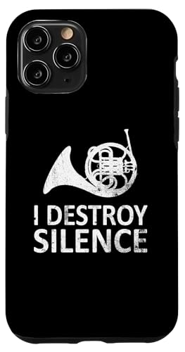 I Destroy Silence - Lustiger Hornspieler Musik Humor Hülle für iPhone 11 Pro I Destroy Silence - Lustiger Hornspieler Musik Humor Hülle für iPhone 11 Pro von I Destroy Silence Tee shirt