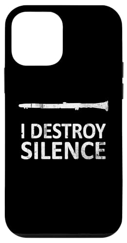 I Destroy Silence - Lustiger Klarinettenspieler Musik Witz Humor Hülle für iPhone 12 mini I Destroy Silence - Lustiger Klarinettenspieler Musik Witz Humor Hülle für iPhone 12 mini von I Destroy Silence Tee shirt