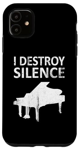 I Destroy Silence - Lustiger Klavierliebhaber Musik Humor Hülle für iPhone 11 I Destroy Silence - Lustiger Klavierliebhaber Musik Humor Hülle für iPhone 11 von I Destroy Silence Tee shirt