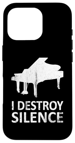 I Destroy Silence - Lustiger Klavierliebhaber Musik Humor Witz Hülle für iPhone 16 Pro I Destroy Silence - Lustiger Klavierliebhaber Musik Humor Witz Hülle für iPhone 16 Pro von I Destroy Silence Tee shirt