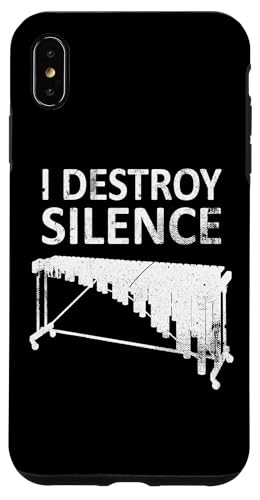 I Destroy Silence - Lustiger Marimba-Spieler Musikliebhaber Hülle für iPhone XS Max von I Destroy Silence Tee shirt