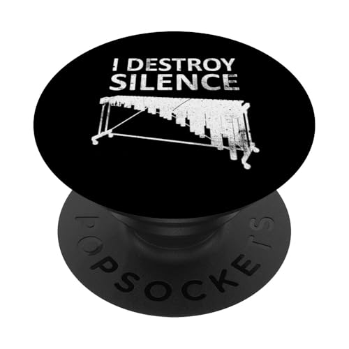 I Destroy Silence - Lustiger Marimba-Spieler Musikliebhaber PopSockets Klebender PopGrip I Destroy Silence - Lustiger Marimba-Spieler Musikliebhaber PopSockets Klebender PopGrip von I Destroy Silence Tee shirt