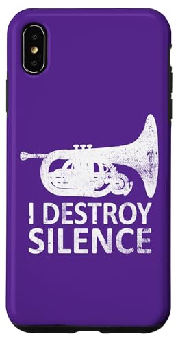 I Destroy Silence - Lustiger Mellophonspieler Musik Humor Hülle für iPhone XS Max I Destroy Silence - Lustiger Mellophonspieler Musik Humor Hülle für iPhone XS Max von I Destroy Silence Tee shirt