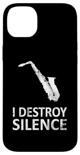I Destroy Silence - Lustiger Saxophonspieler Musik Witz Humor Hülle für iPhone 14 Plus I Destroy Silence - Lustiger Saxophonspieler Musik Witz Humor Hülle für iPhone 14 Plus von I Destroy Silence Tee shirt