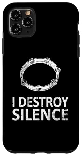 I Destroy Silence - Lustiger Tamburin-Spieler Musik Humor Hülle für iPhone 11 Pro Max I Destroy Silence - Lustiger Tamburin-Spieler Musik Humor Hülle für iPhone 11 Pro Max von I Destroy Silence Tee shirt