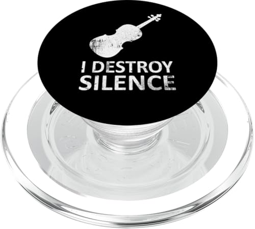 I Destroy Silence - Lustiger Violinspieler Musik Humor Witz PopSockets PopGrip für MagSafe I Destroy Silence - Lustiger Violinspieler Musik Humor Witz PopSockets PopGrip für MagSafe von I Destroy Silence Tee shirt