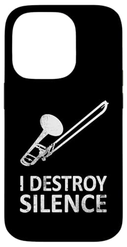 I Destroy Silence - Lustiges Posaunenorchester Musik Humor Hülle für iPhone 14 Pro I Destroy Silence - Lustiges Posaunenorchester Musik Humor Hülle für iPhone 14 Pro von I Destroy Silence Tee shirt