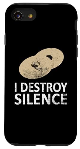 Ich zerstöre die Stille - Lustige Beckenspieler Hülle für iPhone SE (2020) / 7 / 8 von I Destroy Silence Tee shirt