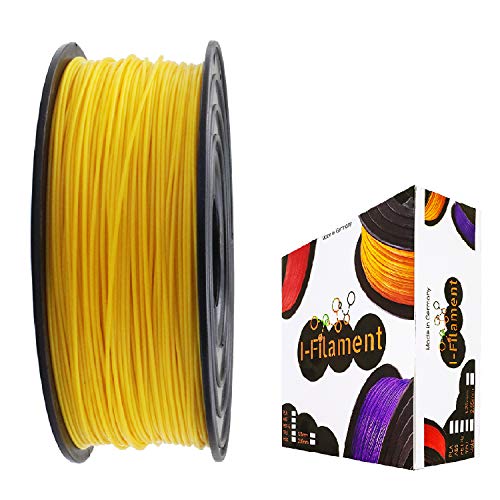 I-Filament 3D-Drucker PET-G 1,75mm 1kg Spule Rolle (Gelb) von I-Filament