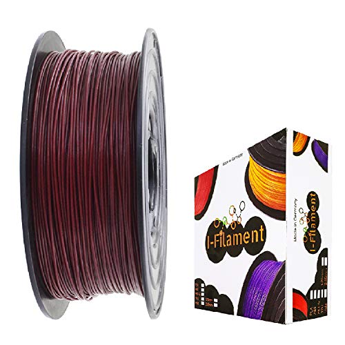 I-Filament 3D-Drucker PLA 1,75mm 1kg Spule Rolle (Bordeaux) von I-Filament