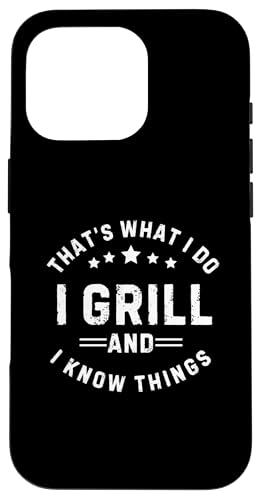 Ich grille und weiß Dinge Hülle für iPhone 16 Pro von I Grill And Know Things