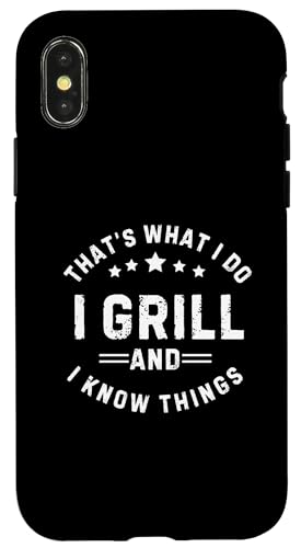 Ich grille und weiß Dinge Hülle für iPhone X/XS Ich grille und weiß Dinge Hülle für iPhone X/XS von I Grill And Know Things