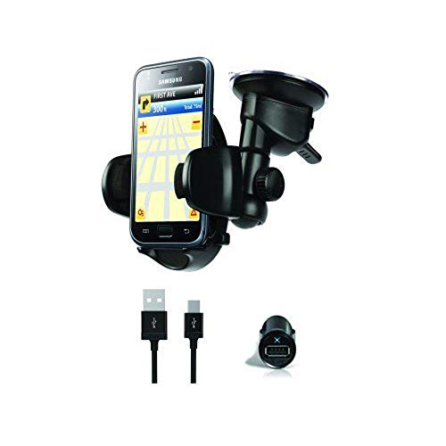Iluv iCC796BLK Kfz-Halterung (für die Windschutzscheibe, für iPhone 4/ 4S / 3GS, iPod Touch und Smartphones) schwarz von I LUV LTD