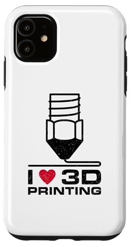 Ich liebe 3D-Druck 3D-Drucker und Additive Fertigung Hülle für iPhone 11 Ich liebe 3D-Druck 3D-Drucker und Additive Fertigung Hülle für iPhone 11 von I Love 3D Printing Minimal Designs